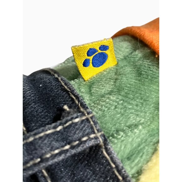 Build-A-Bear Workshop Green Alligator Plush Toy With Orange Hoodie & Denim Jeans - Picture 8 of 10